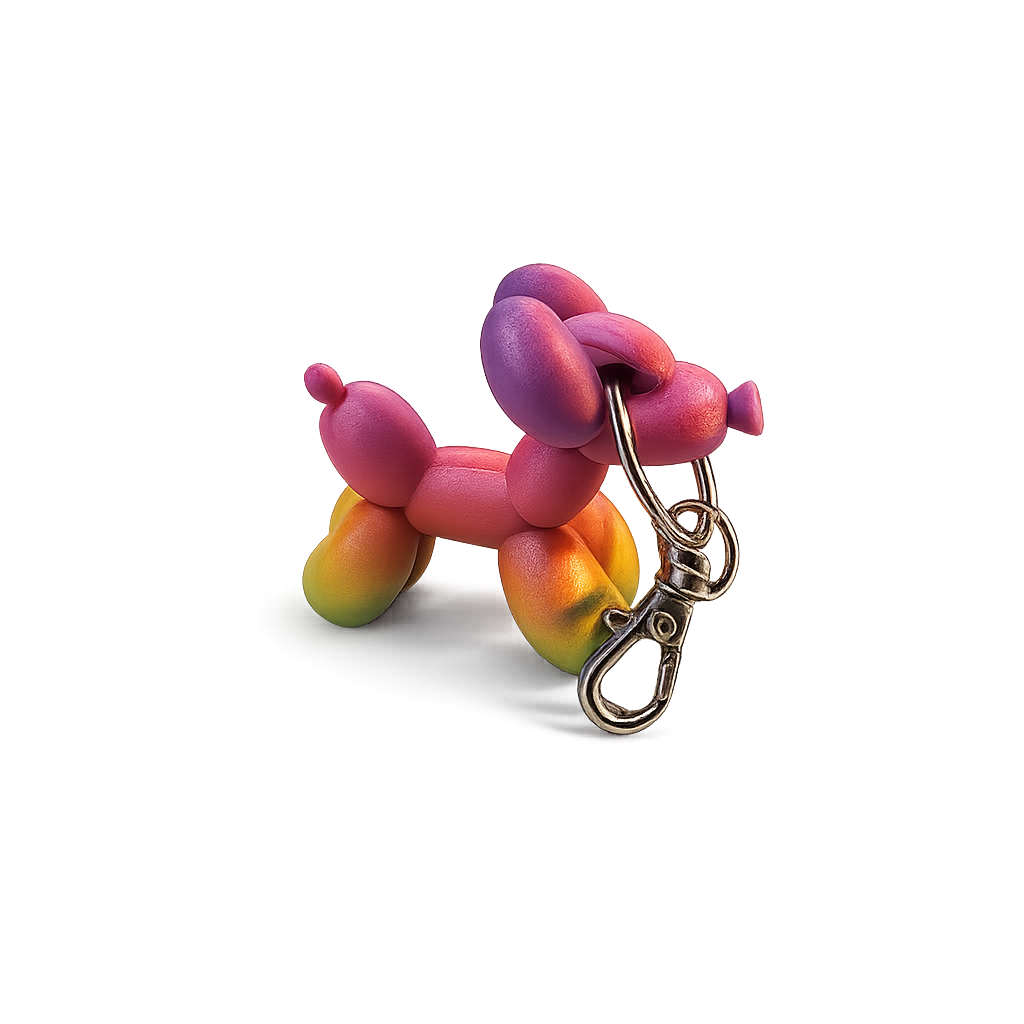 Balloon Dog Keychain