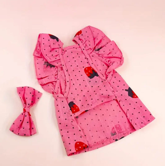 Strawberry Baby Dog Dress