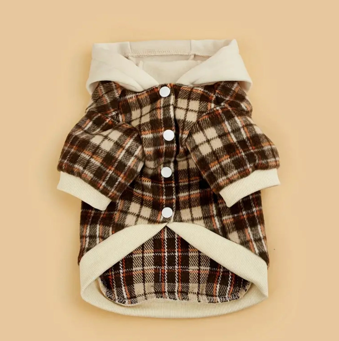 Landon Hooded Dog Sweater