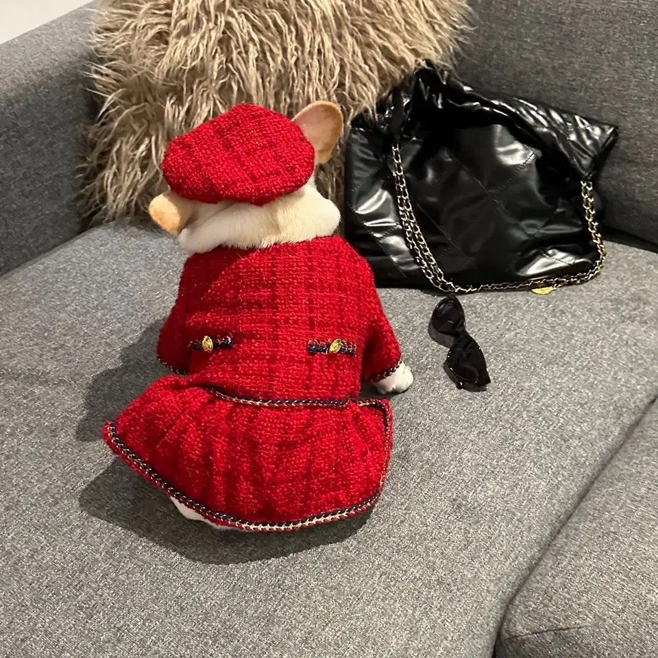 Chewnel Tweed Dog Outfit