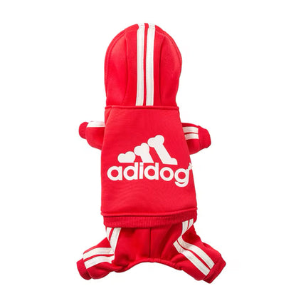 Adidog Dog Hoodie Onesie