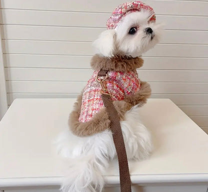 Eliana Harness & Leash & Hat - Fashion Walking Set